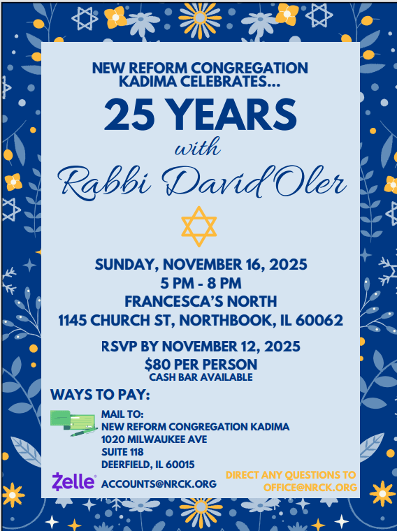 25 Years with Rabbi David Older